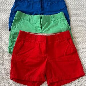 J Crew Factory Chino Shorts, Size 0
